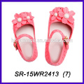 summer purple petal plastic jelly shoes pvc jelly shoes kids jelly shoes